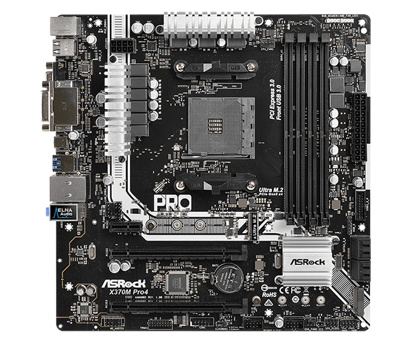 Asrock x370m pro4 обзор